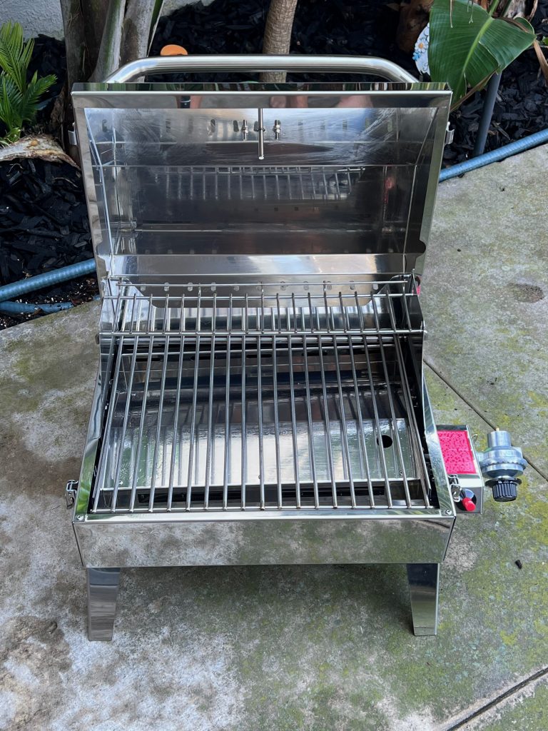 Setting up our new Kumma Grill