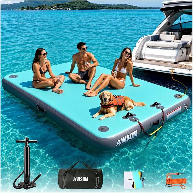 AWSUM Inflatable Floating Dock