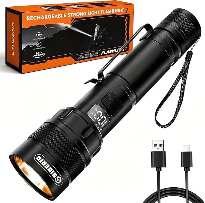 Rechargeable Flashlight High Lumens